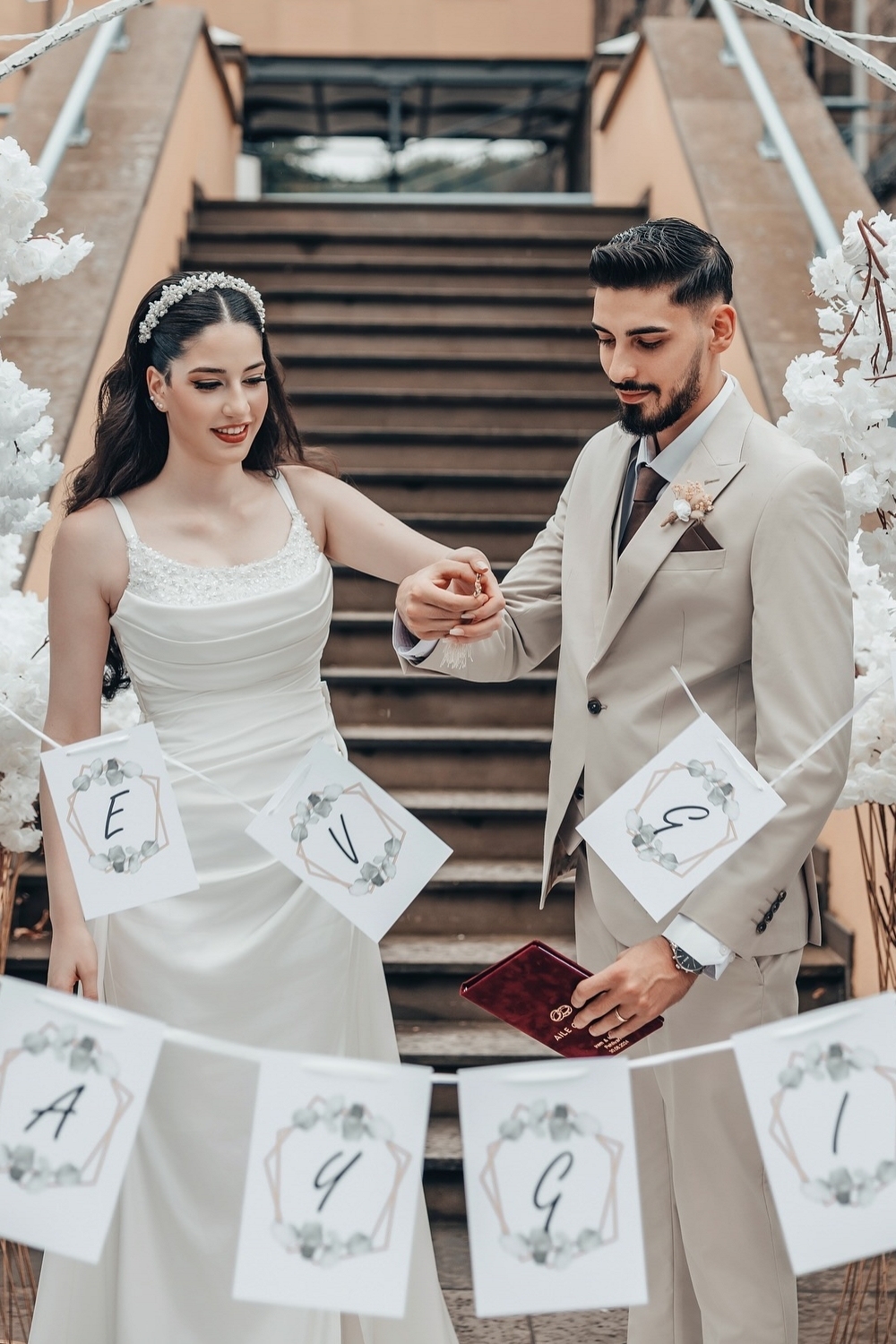 Belle robe de mariée Robes de mariée simples A Line Satin