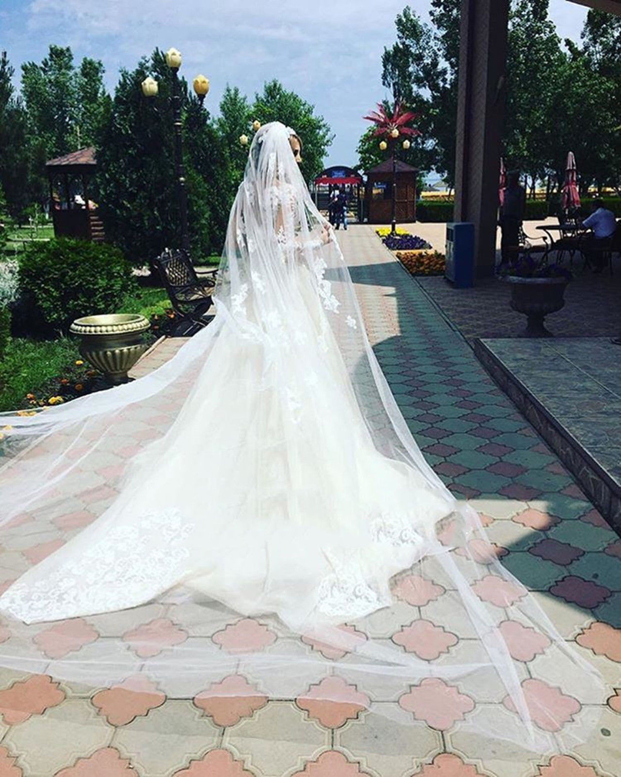 Robe de mariée sirène longue dentelle manches longues | Robe de mariage trompette dentelle
