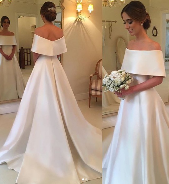 robe de mariée élégante | robe de mariage à traîne