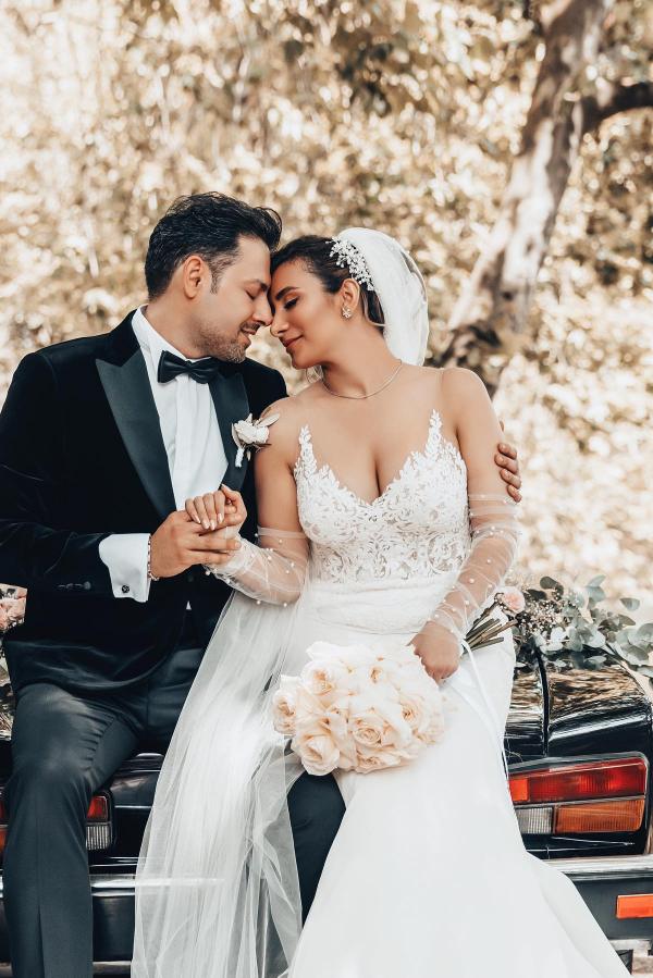 Robe de mariée sirène à bretelles dentelles sur mesures pas cher