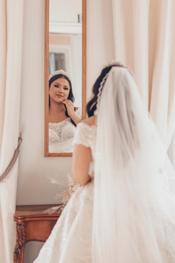 Robes de mariée de luxe princesse | Robes de mariée en satin