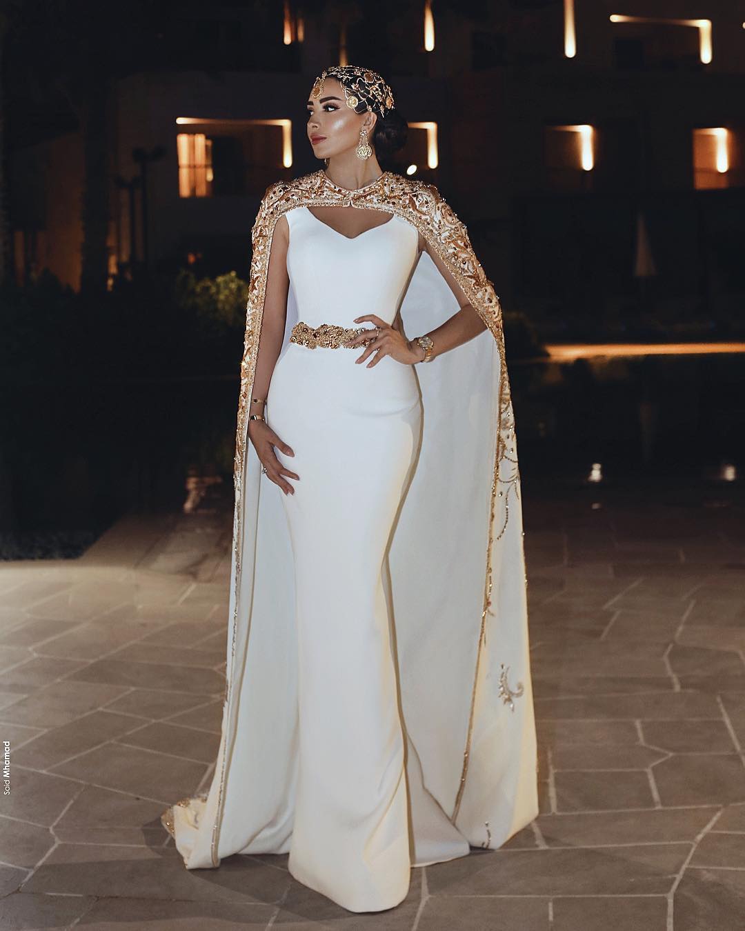 Robe de soirée blanche longue pas cher robe de bal chic
