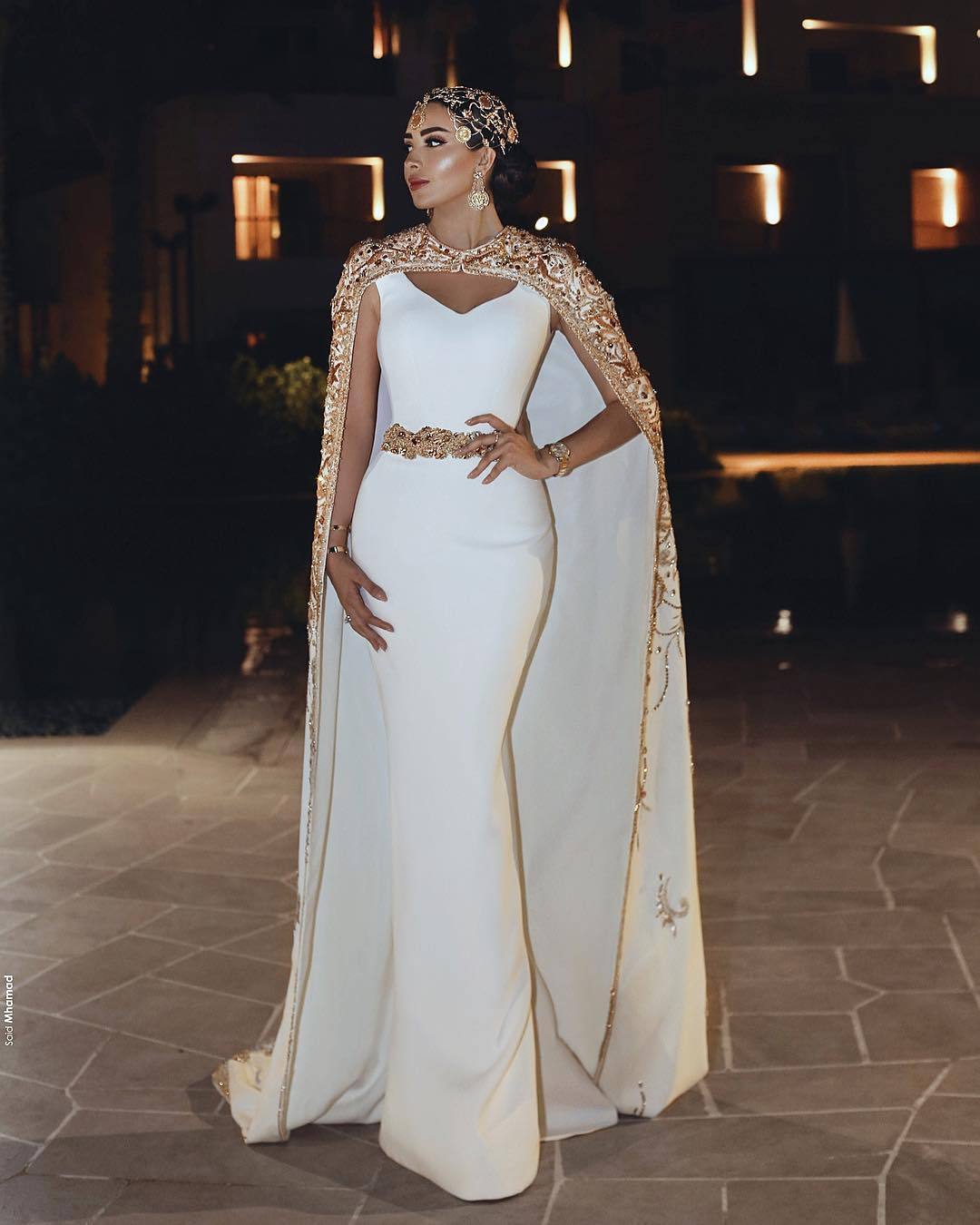 Robe de soirée blanche longue pas cher robe de bal chic