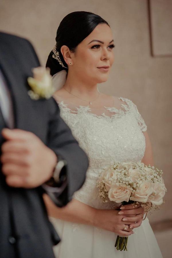 Robes de mariée simples courtes | Robes de mariée avec de la dentelle