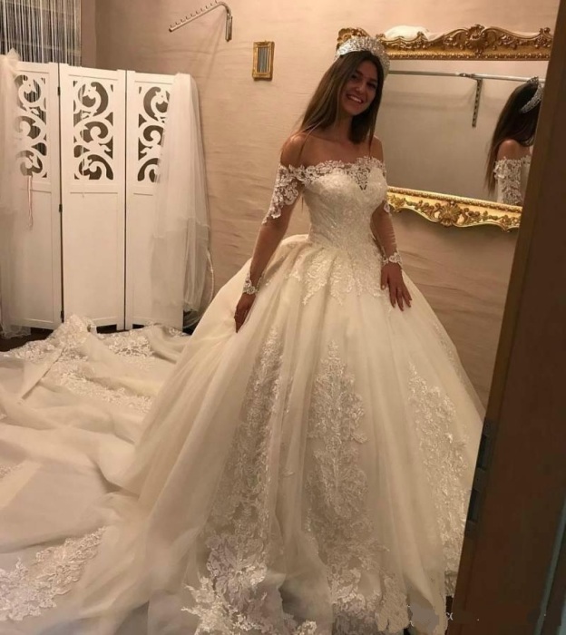 robe de mariée dentelle | robe de mariage princesse femme