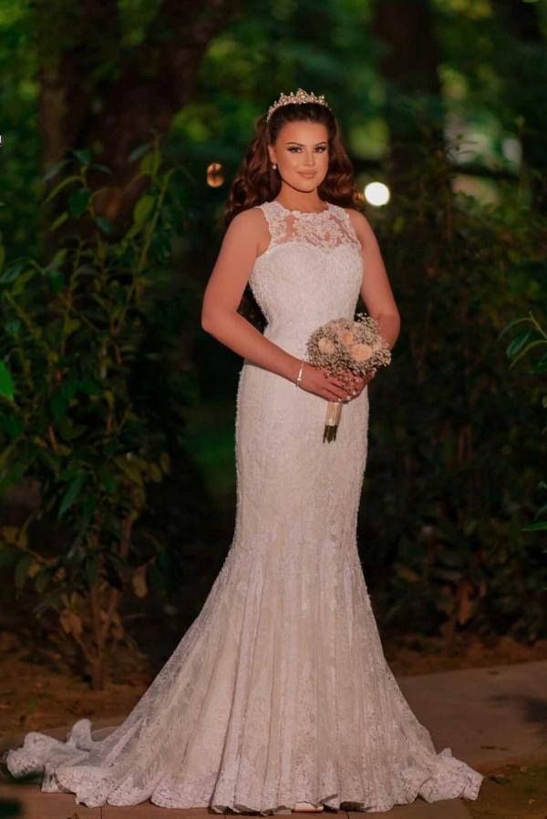 Belles robes de mariée sirène | robes de mariée en dentelle pas cher