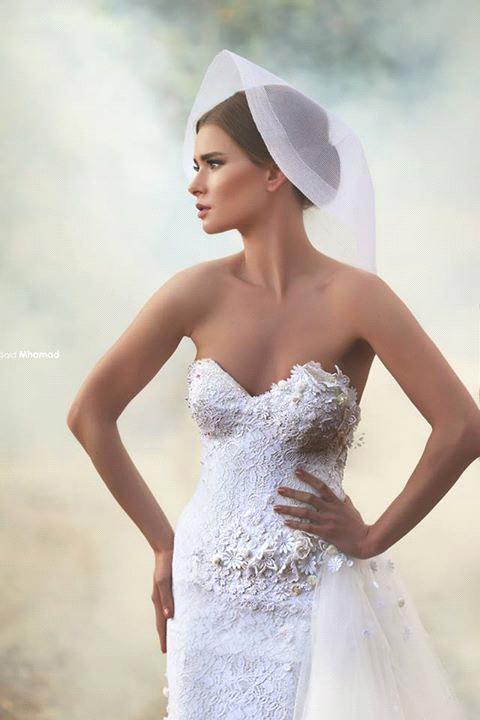 Forme Princesse Longueur ras du sol Col en cœur Tulle Robes de mariée 2021 avec Appliques