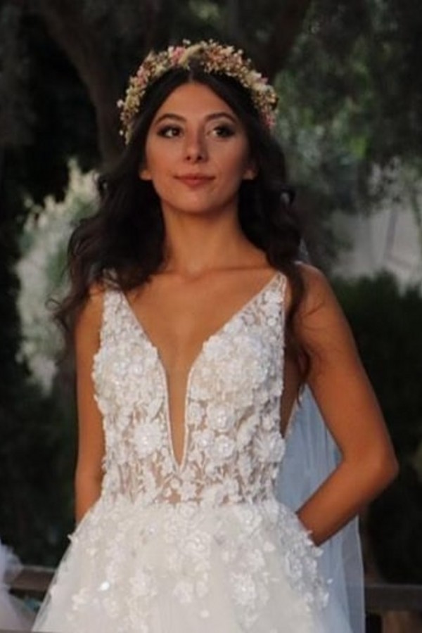 Robes de mariée de créateurs Ligne A | Vêtements de mariée en dentelle