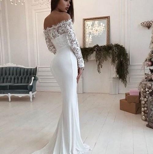 Robe de mariage 2021 | Robe de mariage longue élégante