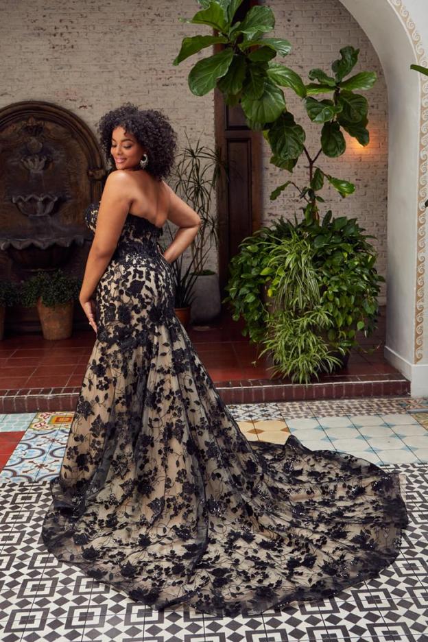 Robes de mariée Sirène Dentelle | Robes de mariée noires pas cher