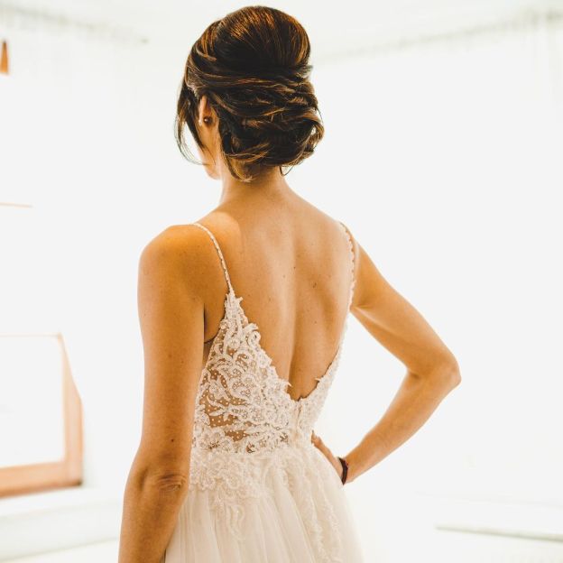 Robes de mariée de créateurs Ligne A | Robes de mariée tulle dentelle