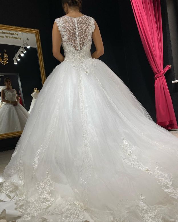 Robes de mariée élégantes Princesse | Robes de mariée en tulle avec dentelle