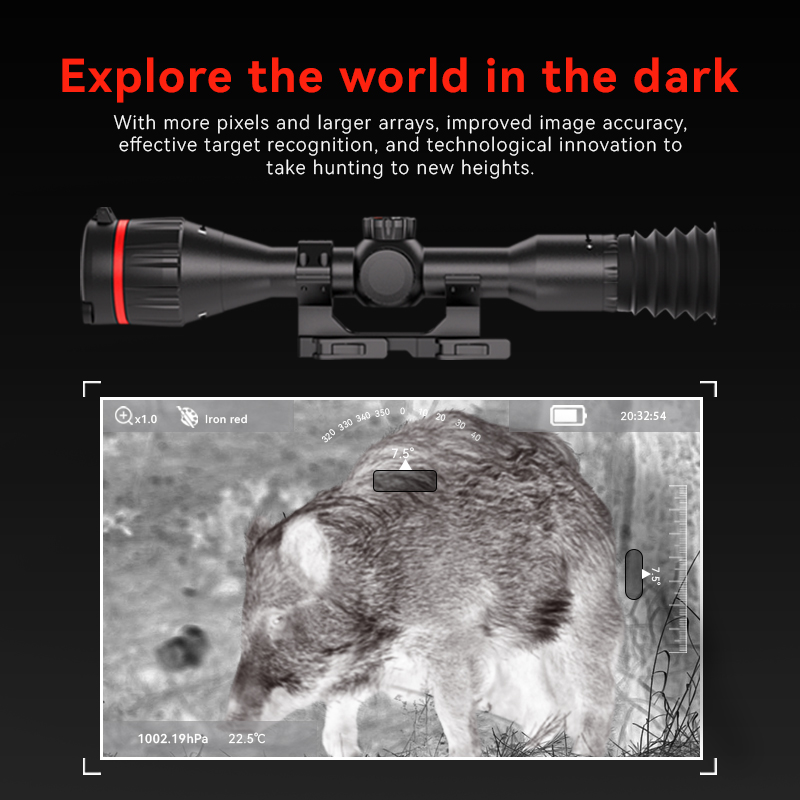 HDANIE QZ Multi-functional Full Thermal Imaging Sight 640*512 Thermal Imaging Sight 384*288 Thermal Imaging Scope