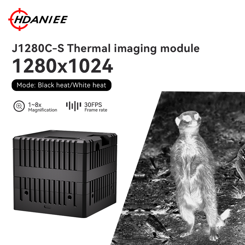 Uncooled FPV Thermal Camera for FPV Drone Analog Wave Infrared Camera 1280*1024 thermal imaging camera supports Night Vision