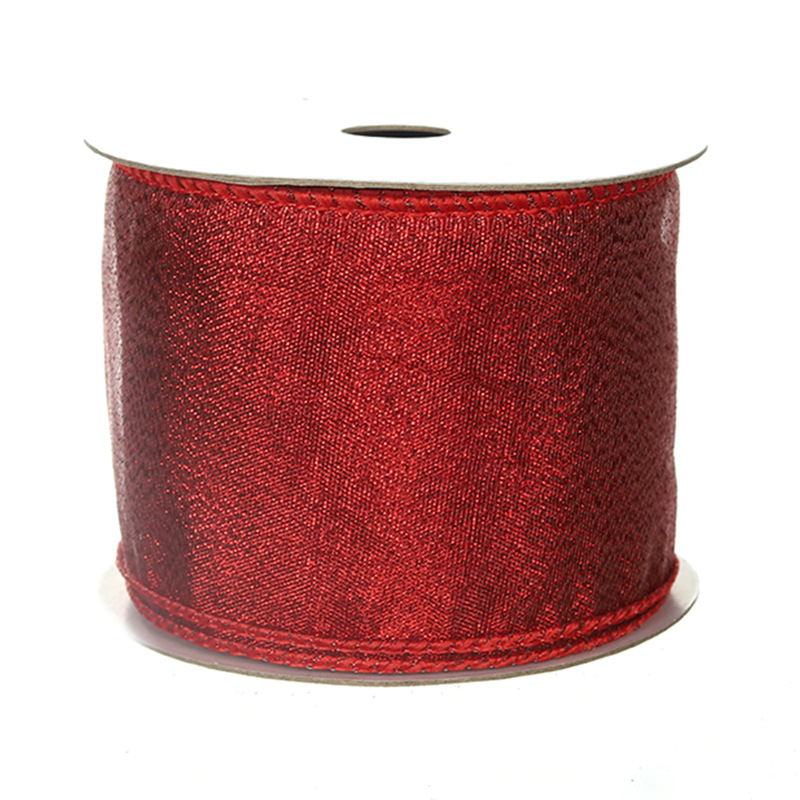 Cinta de Gasa Sólida 6.3cm con Alambre