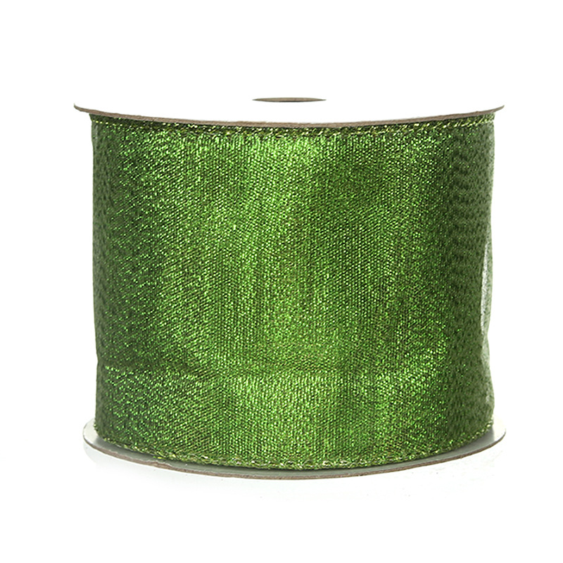 Cinta de Gasa Sólida 6.3cm con Alambre