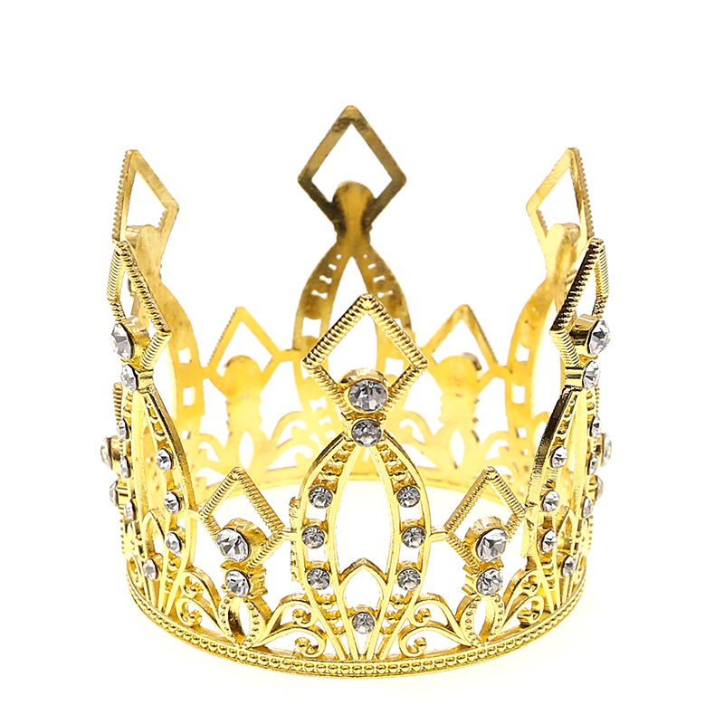 Decoración para hornear pasteles corona redonda regalo de San Valentín（8#）