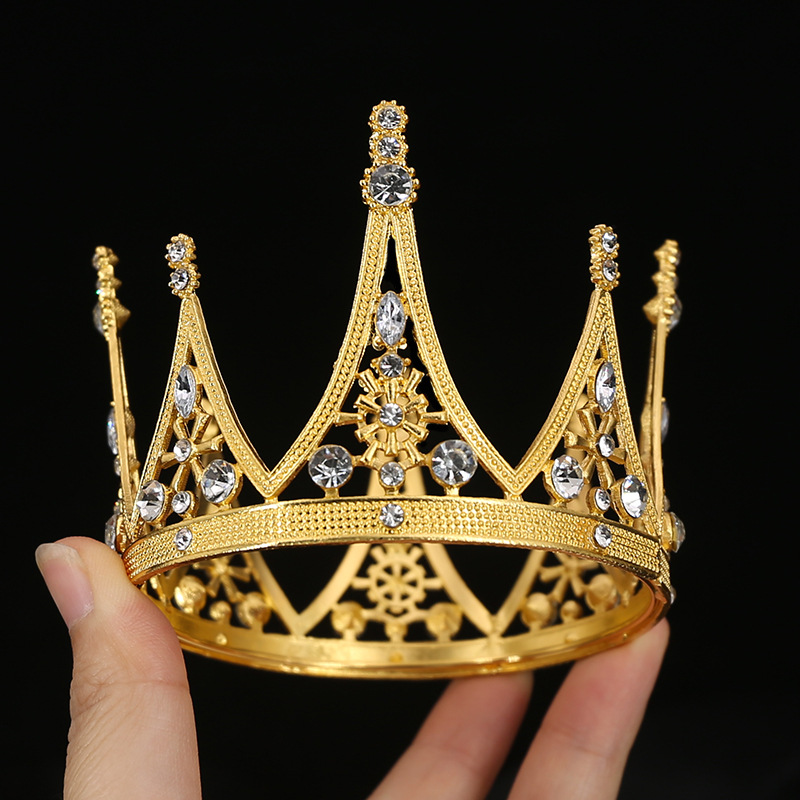 Corona redonda original del barroco europeo y americano transfronterizo（23#）