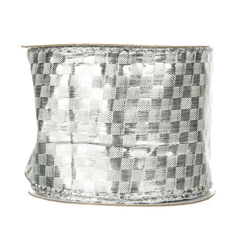 Cinta para Regalos Navideños Plateada