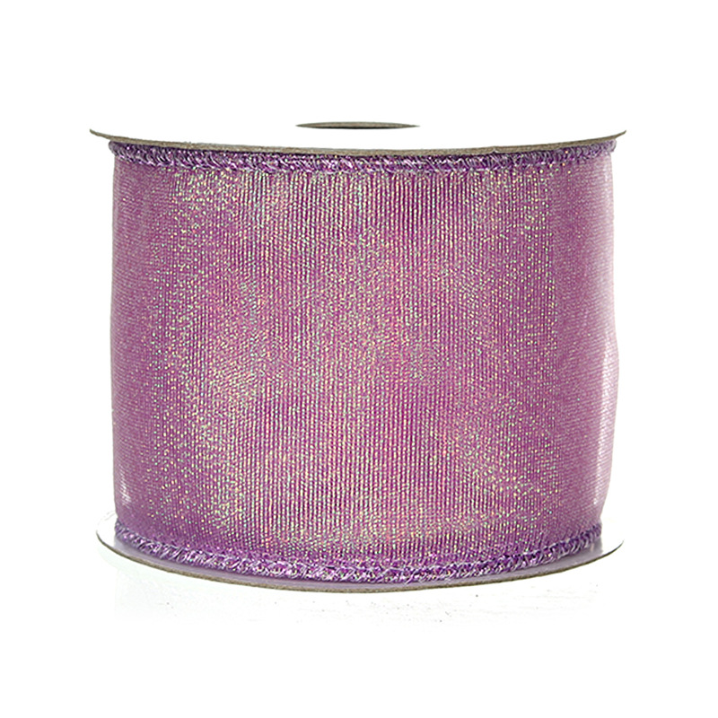 Cinta de Gasa Sólida 6.3cm con Alambre