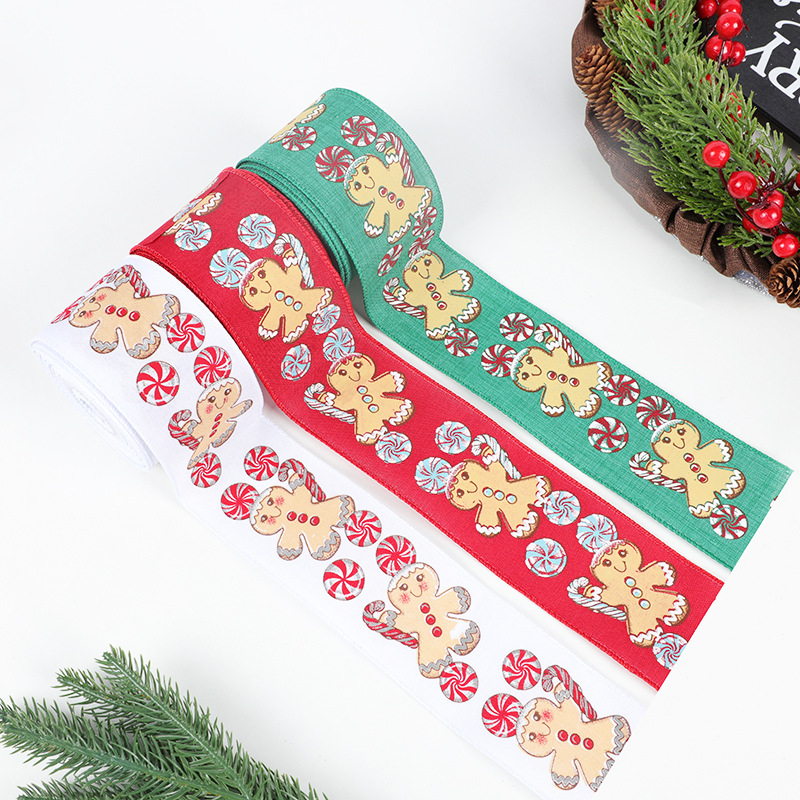 Cinta Navideña Yute 6.3cm Borde Metálico | Fábrica DDP | Stock MX