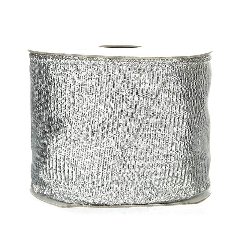 Cinta para Regalos Navideños Plateada