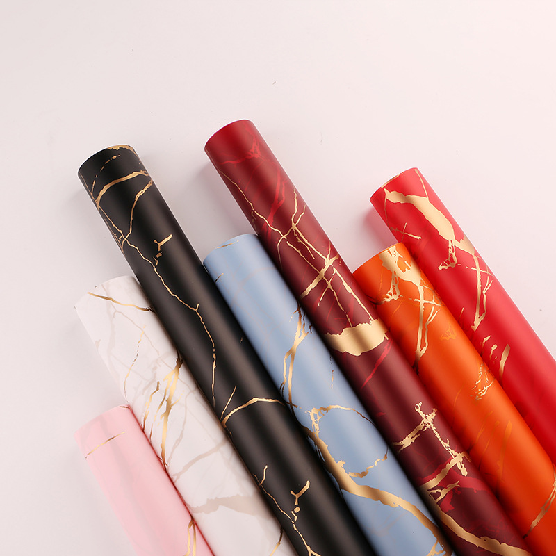 Papel mate con patrón de mármol（05#）