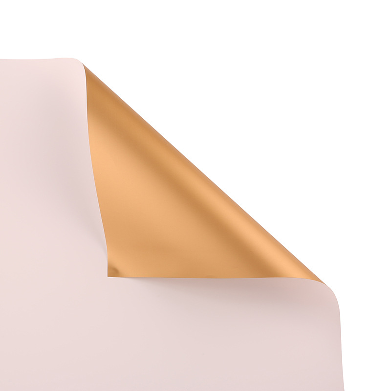 Superficie dorada de papel de flor de ouya（09#）