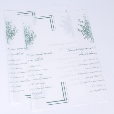 Papel de regalo de flores de papel Sydney engrosado de lirio de los valles（46#）