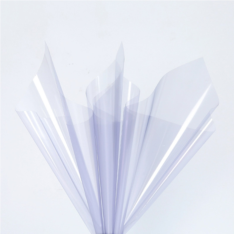 Papel de regalo de flores de celofán de colores Crystal Love（31#）