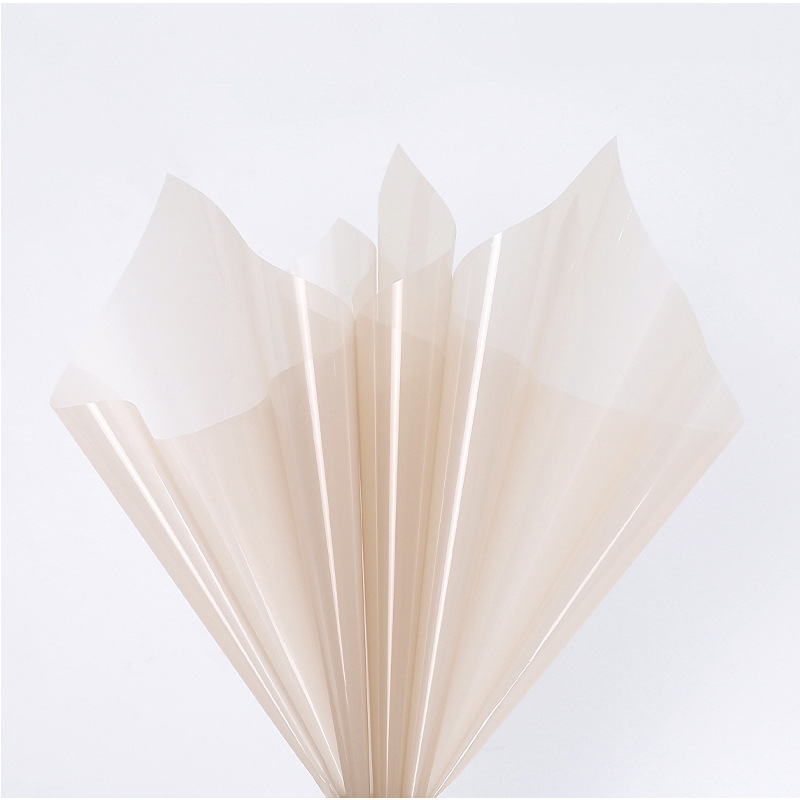 Papel de regalo de flores de celofán de colores Crystal Love（31#）