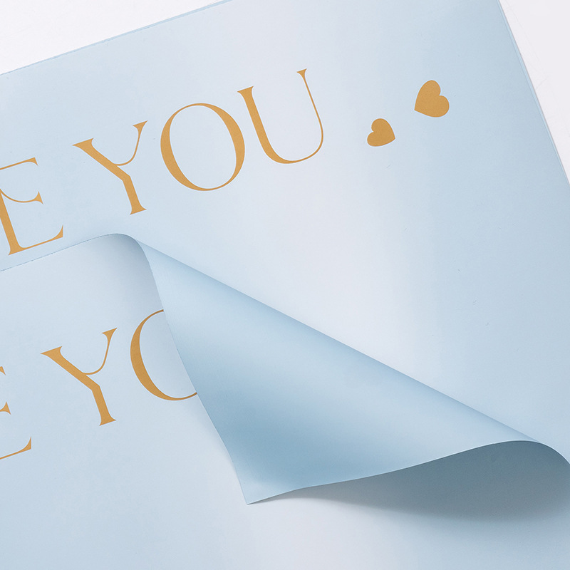 papel de regalo de ramo de flores espléndido（23#）