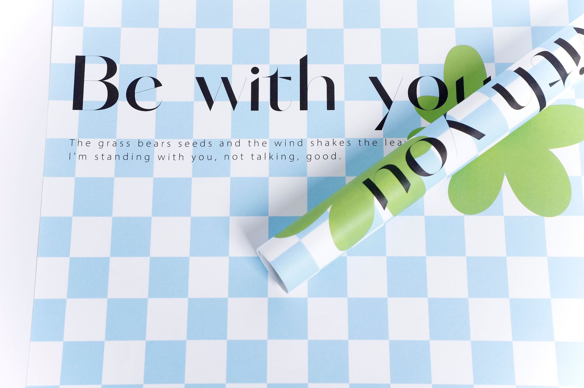 Papel de regalo estilo amor de la serie de tablero de ajedrez estilo celebridad de Internet（47#）