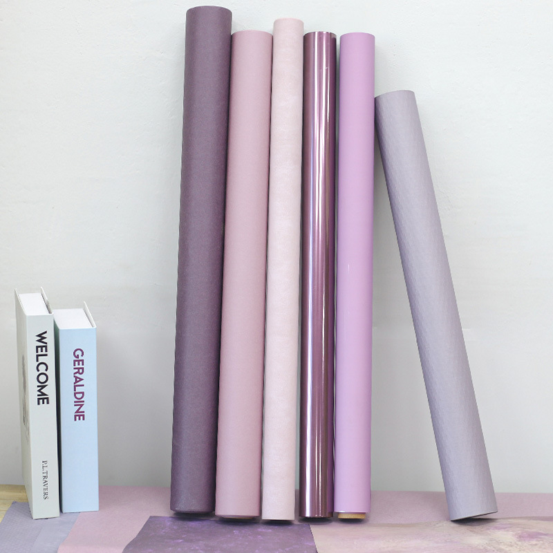 Papel de regalo de la serie púrpura de mermelada de ciruela popular（39#）