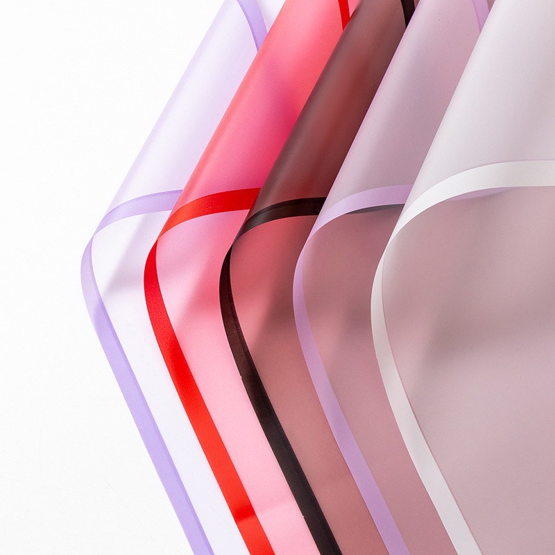 Papel de regalo de flores con película nacarada（15#）