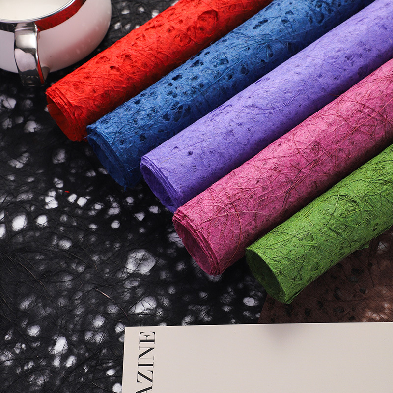 Papel de fantasía papel de regalo hueco papel de regalo de flores de moda de alta gama（38#）