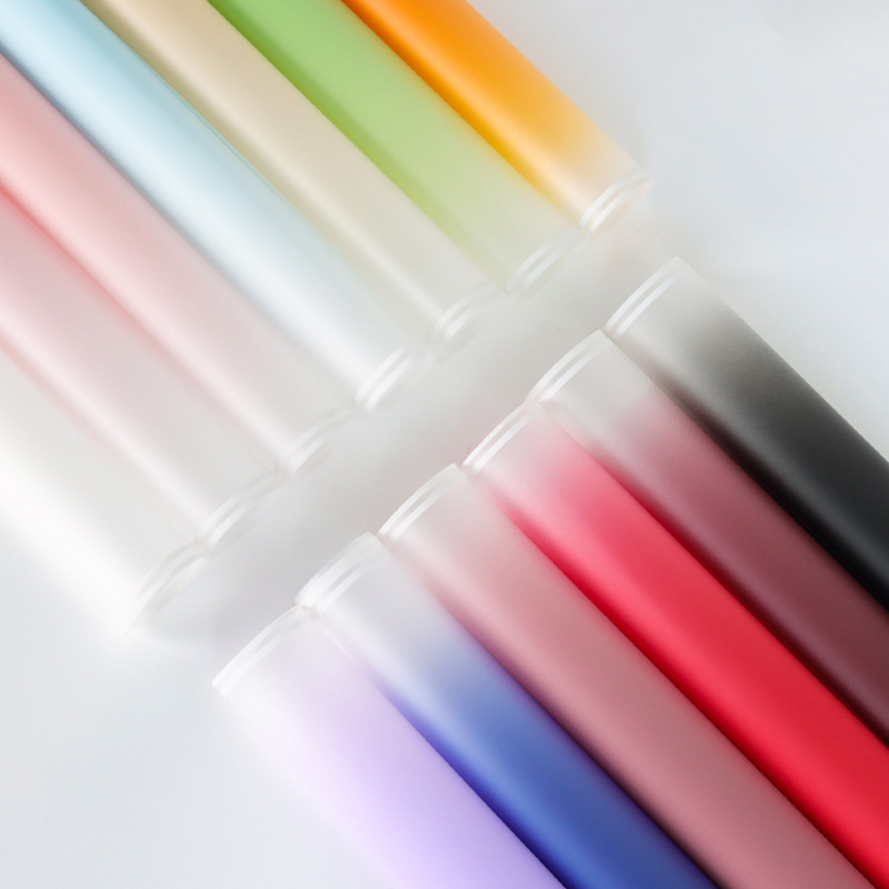 Papel de regalo de flores de papel normal coreano degradado（34#）