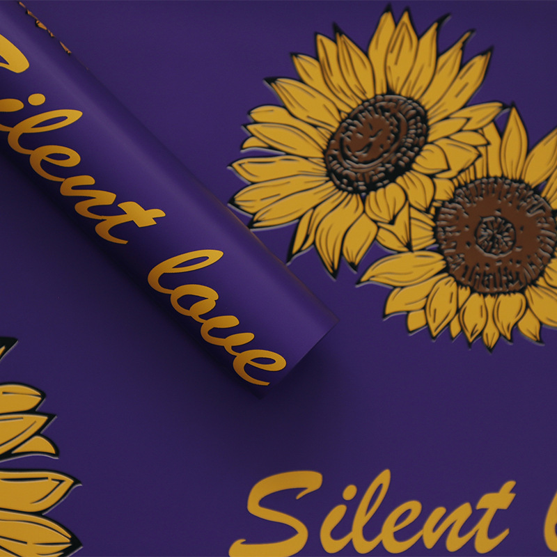 Papel de regalo de flores especial para floristería del día de San Valentín（48#）