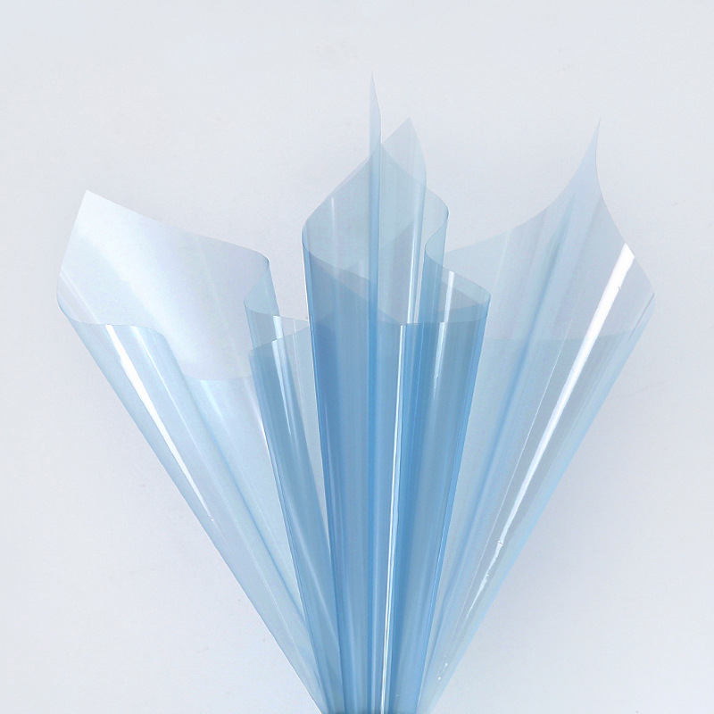 Papel de regalo de flores de celofán de colores Crystal Love（31#）