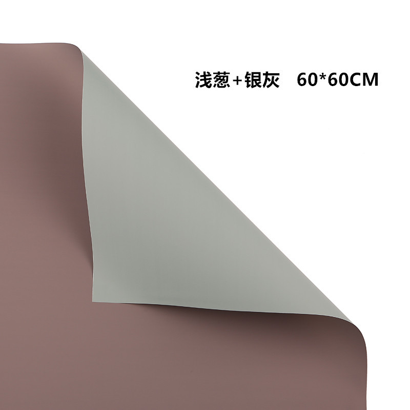 Papel de regalo de flores Ouya de color liso（10#）