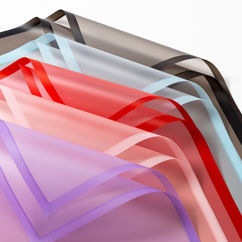 Papel de regalo de flores con película nacarada（15#）