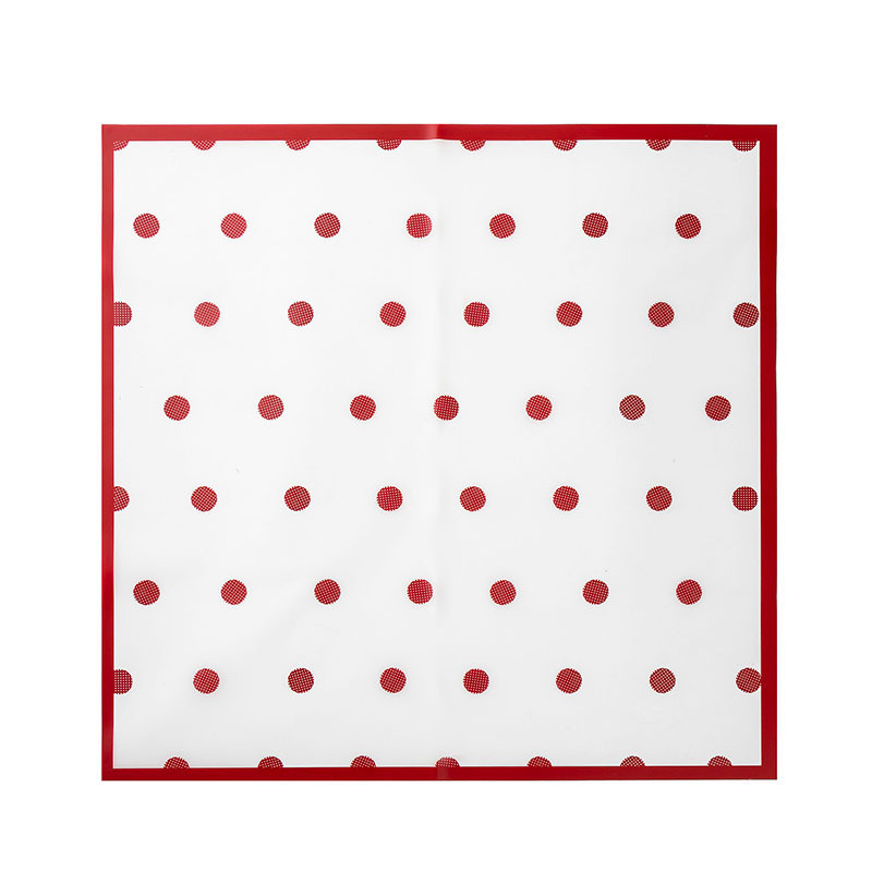 Papel de regalo de flores con borde dorado circular（24#）