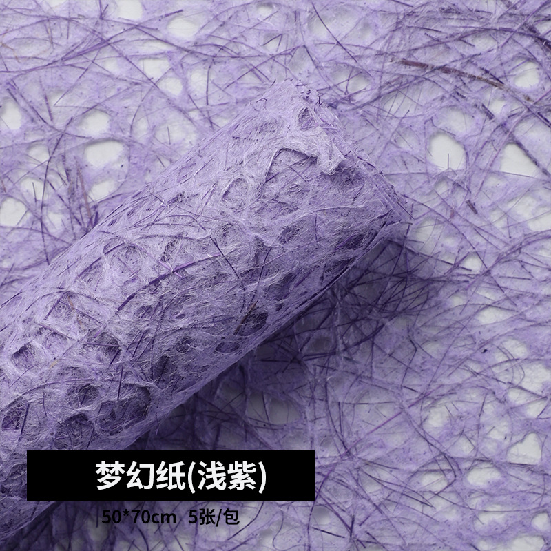 Papel de fantasía papel de regalo hueco papel de regalo de flores de moda de alta gama（38#）