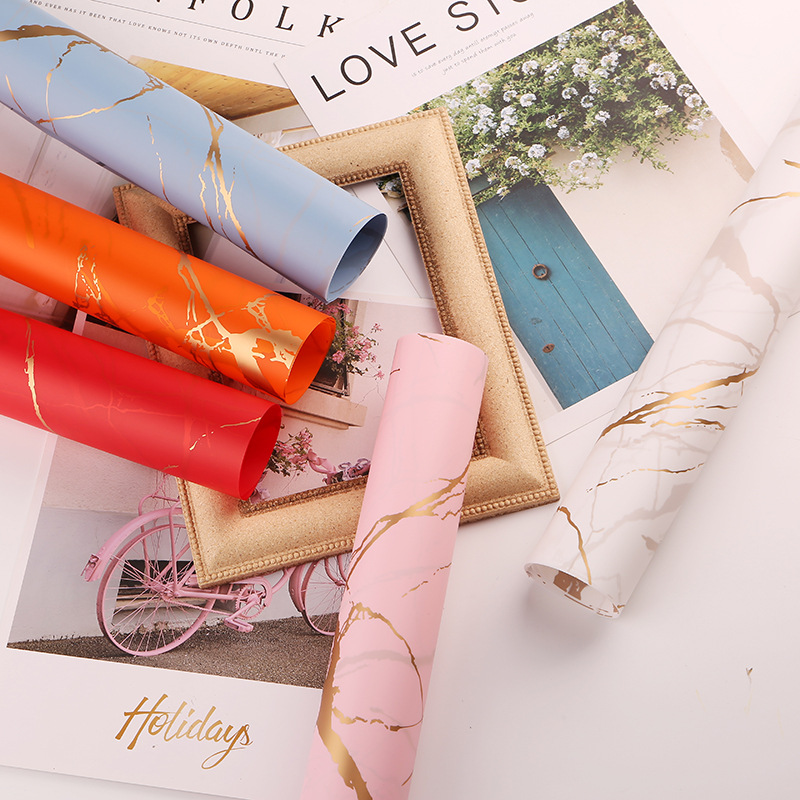 Papel mate con patrón de mármol（05#）