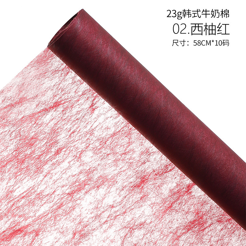 Papel de regalo para ramo de papel de seda de flores（37#）