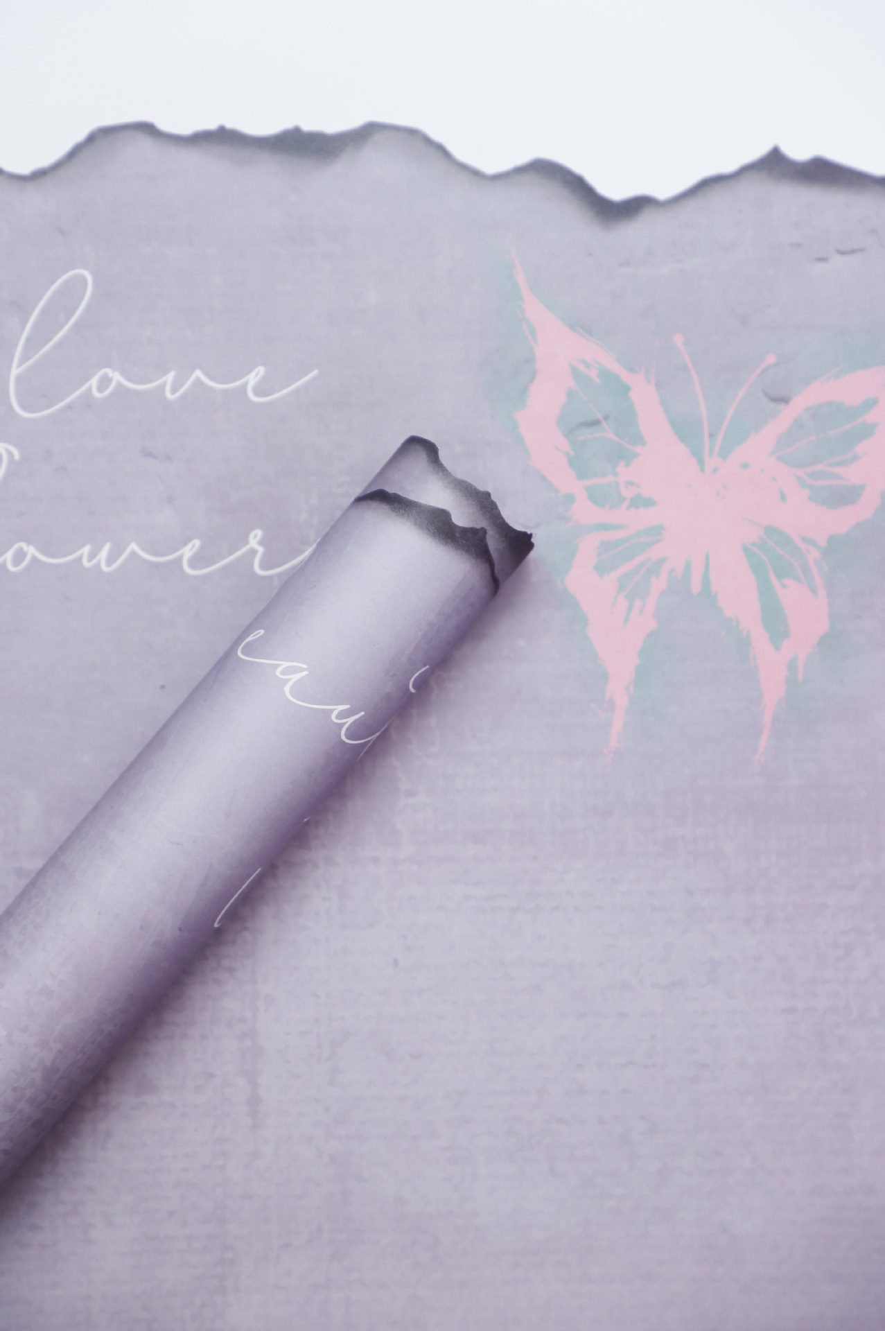 Nuevo papel de regalo de flores de papel de llama de papel de llama（51#）