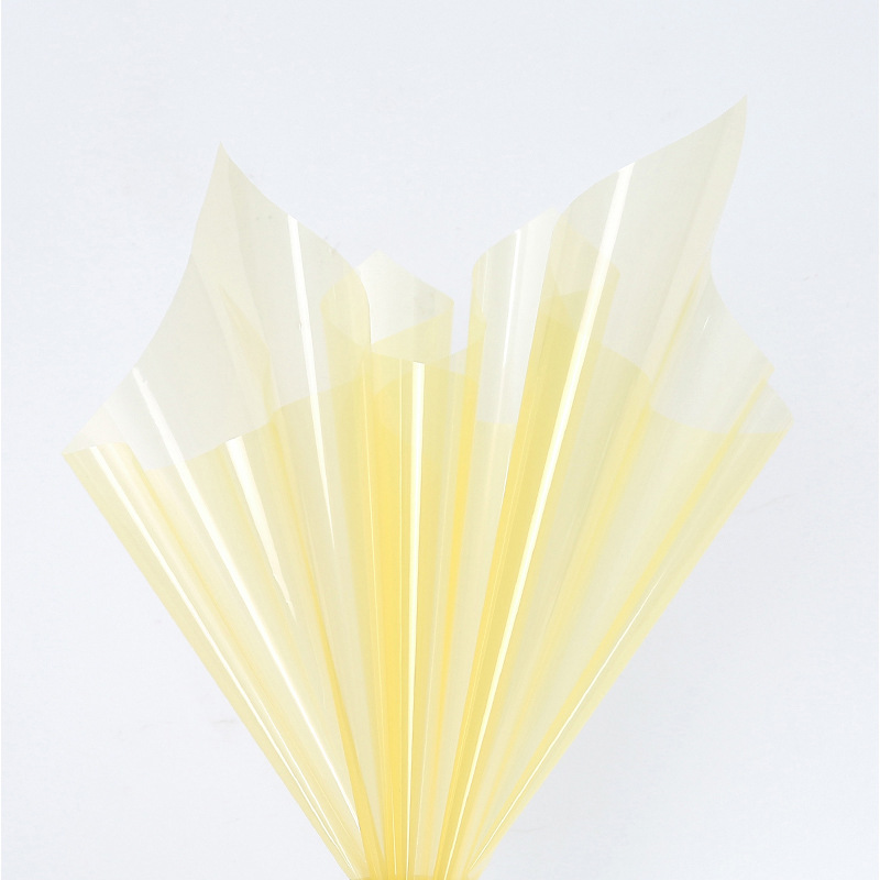 Papel de regalo de flores de celofán de colores Crystal Love（31#）