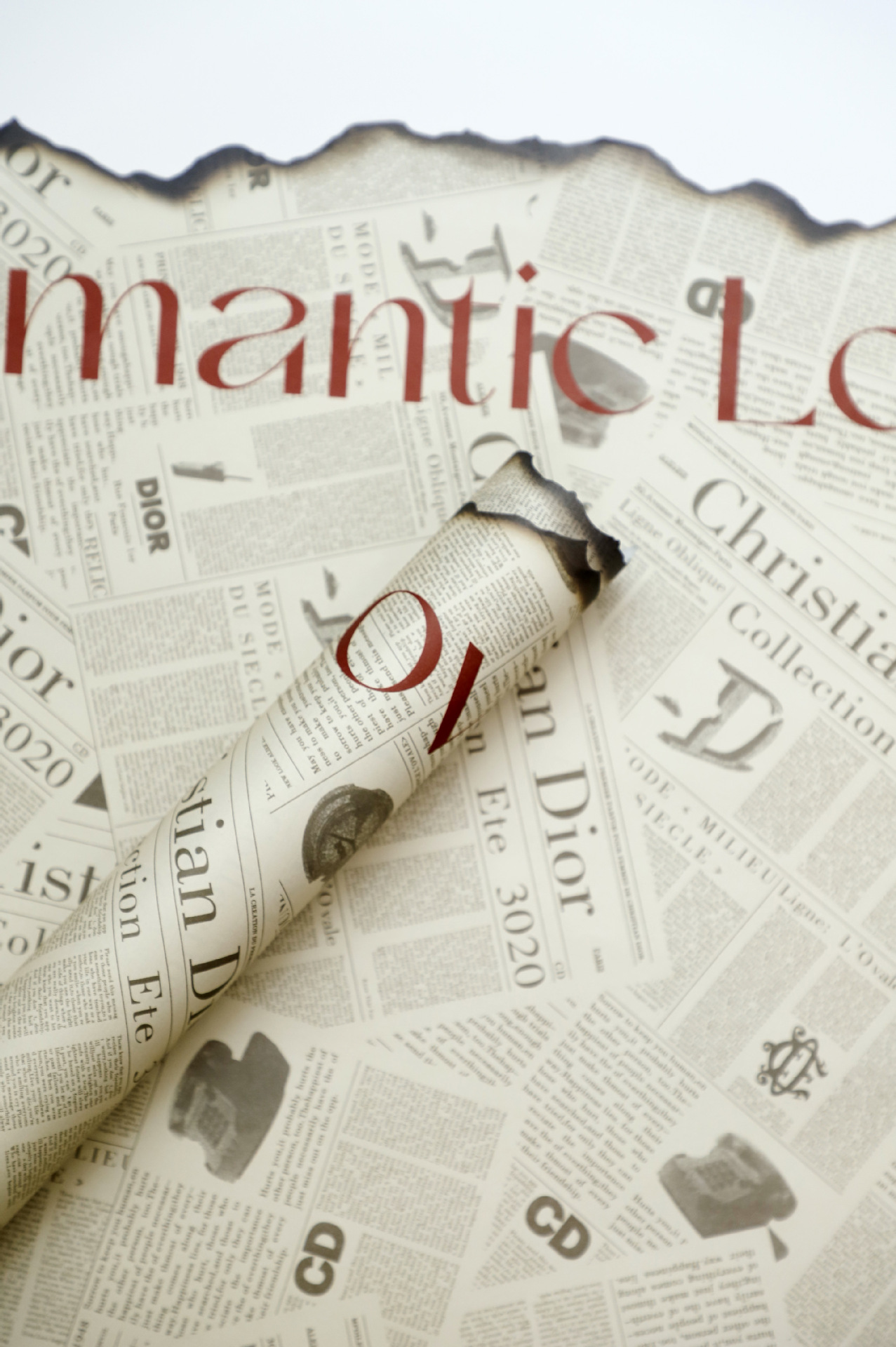 Nuevo papel de regalo de flores de papel de llama de papel de llama（51#）