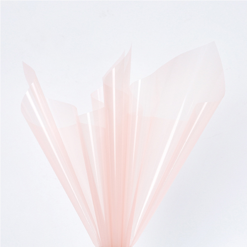 Papel de regalo de flores de celofán de colores Crystal Love（31#）