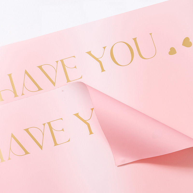 papel de regalo de ramo de flores espléndido（23#）